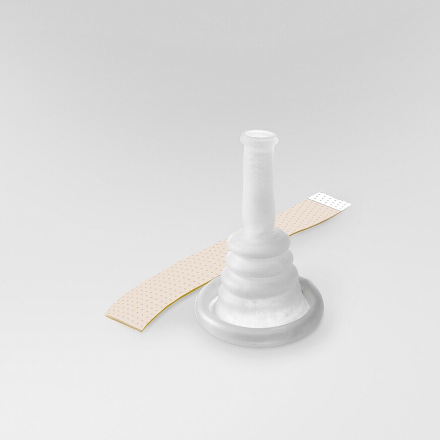 Conveen® Security+ condoomkatheter met kleefstrip